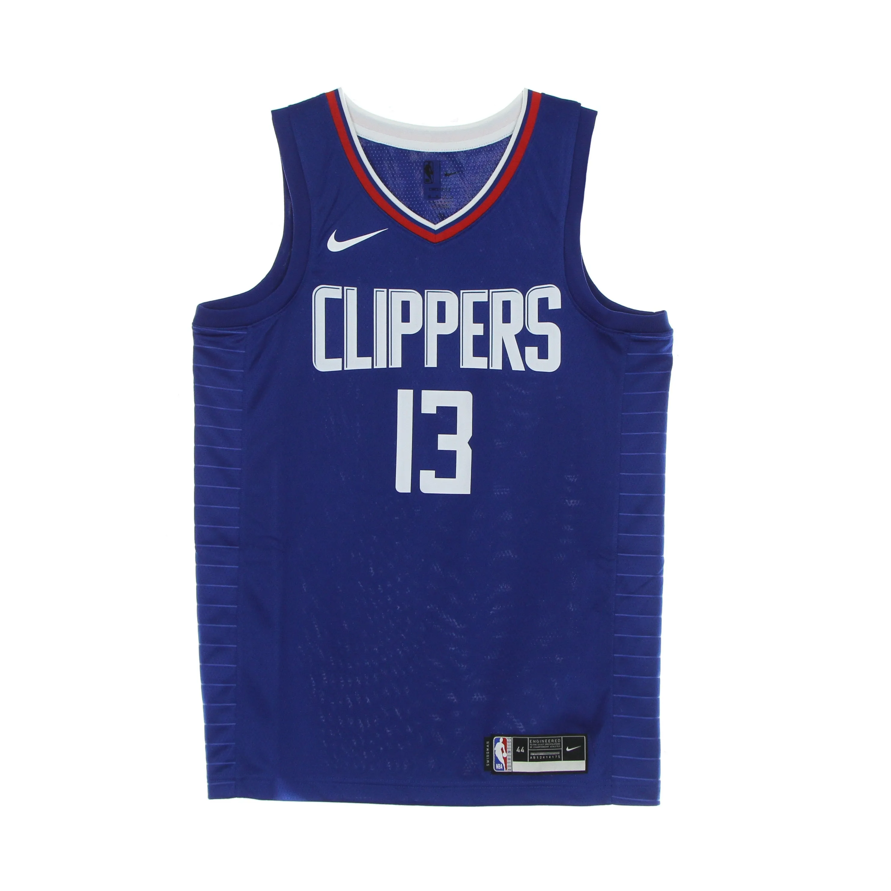 Canotta Basket Uomo Nba Swingman Jersey Icon Edition 2020 No 13 Paul George Loscli Rush Blue/white
