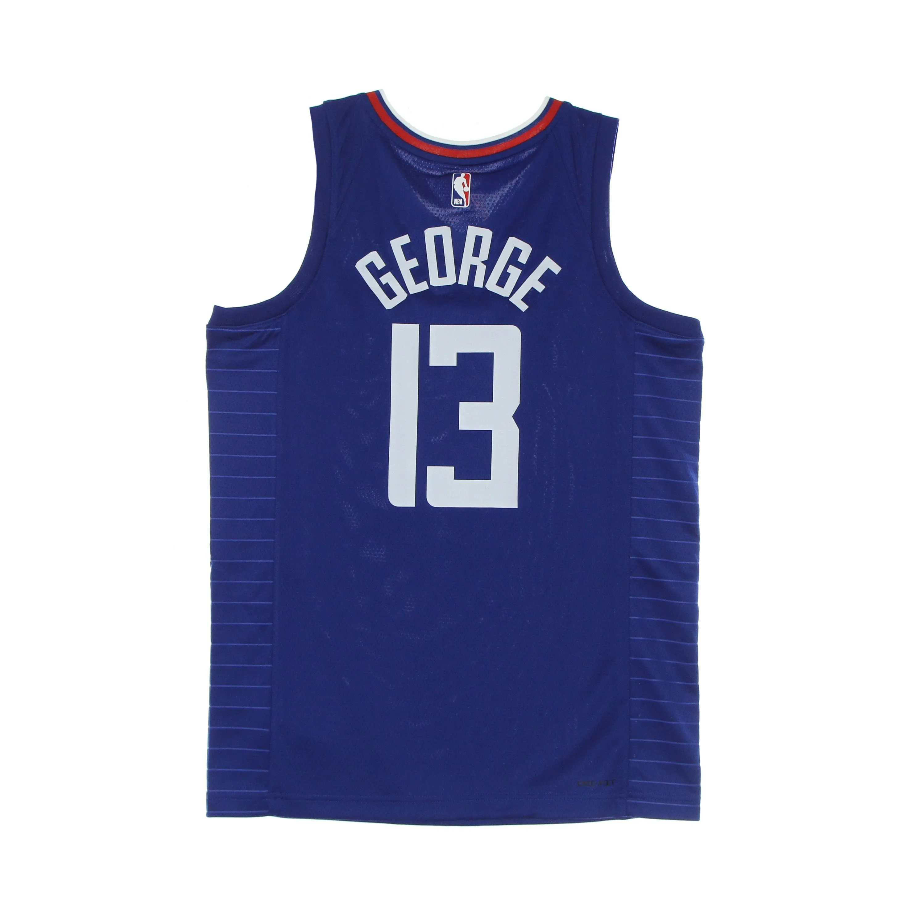 Canotta Basket Uomo Nba Swingman Jersey Icon Edition 2020 No 13 Paul George Loscli Rush Blue/white
