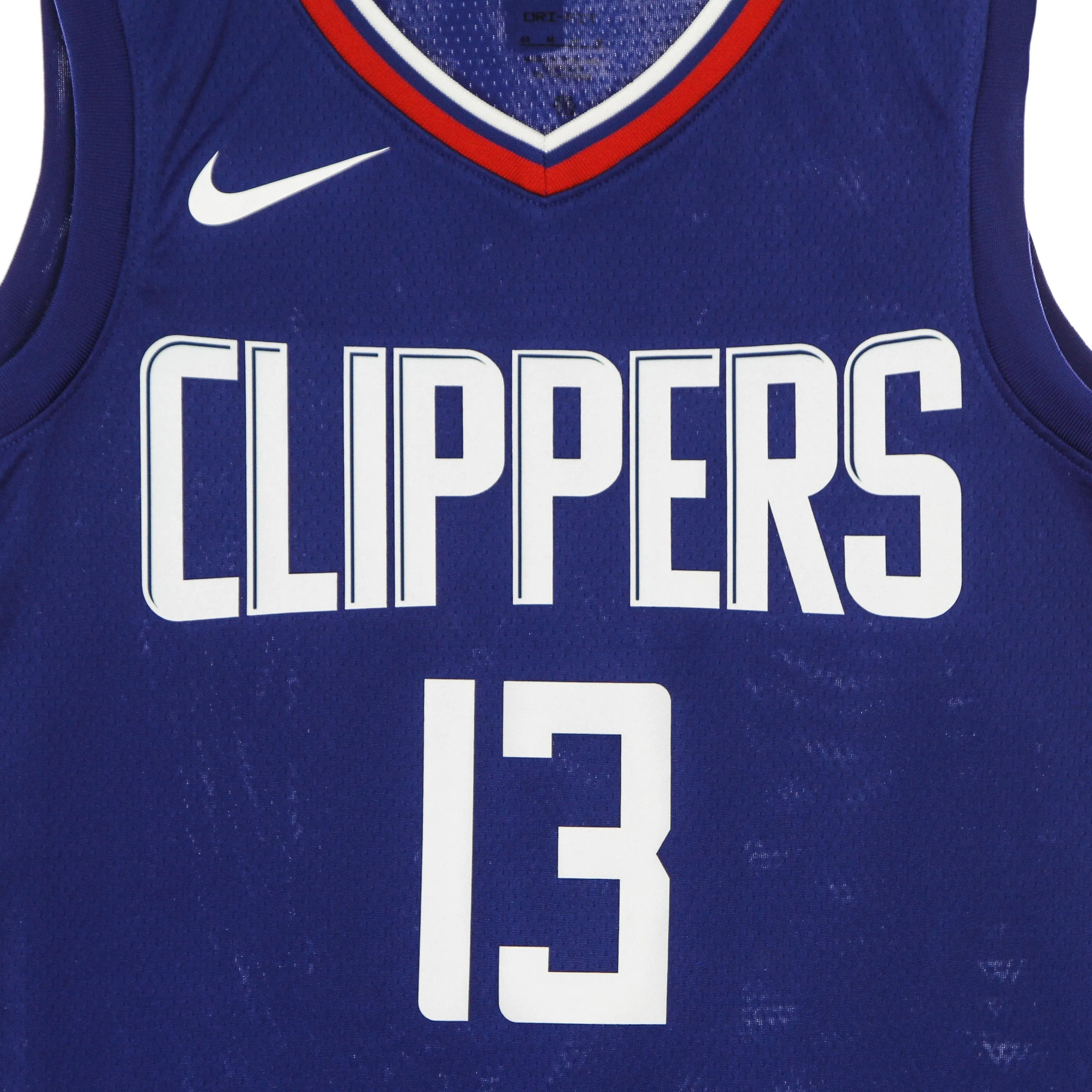 Canotta Basket Uomo Nba Swingman Jersey Icon Edition 2020 No 13 Paul George Loscli Rush Blue/white