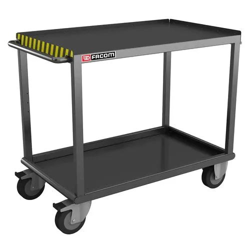 Carrello Facom in Metallo, 2 ripiani 1092 x 617mm, portata max 500kg (Carichi pesanti)