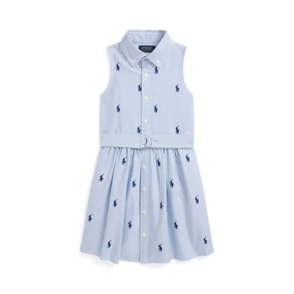 Chemisier in Oxford con pony Polo