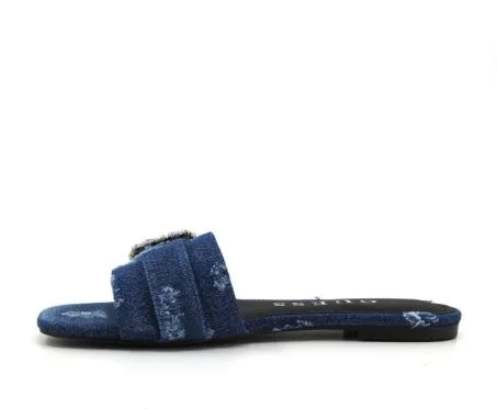 Ciabatte Donna Guess FLJLLYDEN19 Denim