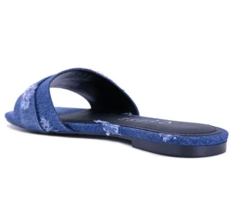 Ciabatte Donna Guess FLJLLYDEN19 Denim