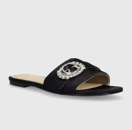 Ciabatte Donna Guess FLJLLYSAT19 Nero