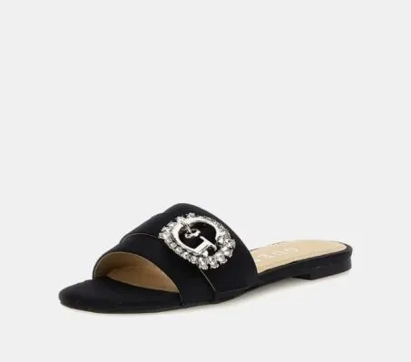 Ciabatte Donna Guess FLJLLYSAT19 Nero