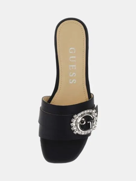 Ciabatte Donna Guess FLJLLYSAT19 Nero