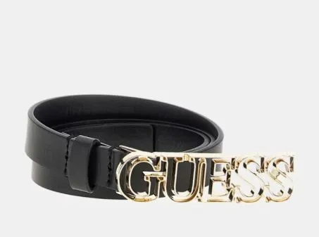 Cintura Guess Sarita Logo BW9091P4220 BLA Nero