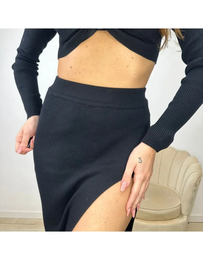 CO ORD SET FIOCCO NERO