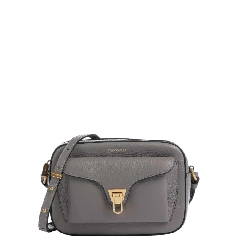 Coccinelle Borsa a Tracolla in Pelle con Grana Linea Coccinelle Beat Soft