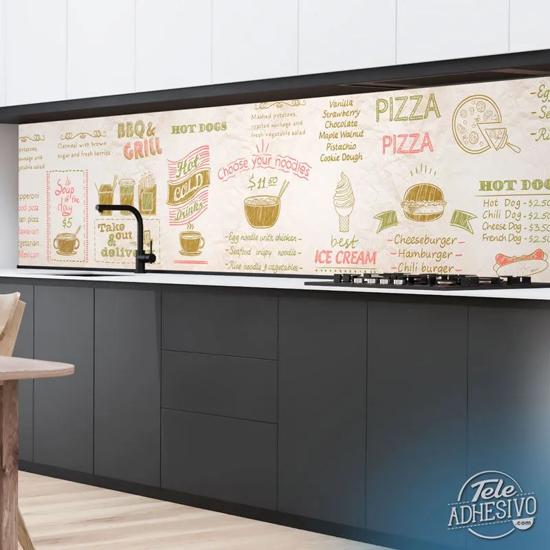 Composizione del Menu - FOTOMURALI