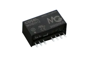 Convertitore c.c.-c.c. 10.2W, Vin 9 → 18 V c.c., Vout ±15V cc, 1kV cc