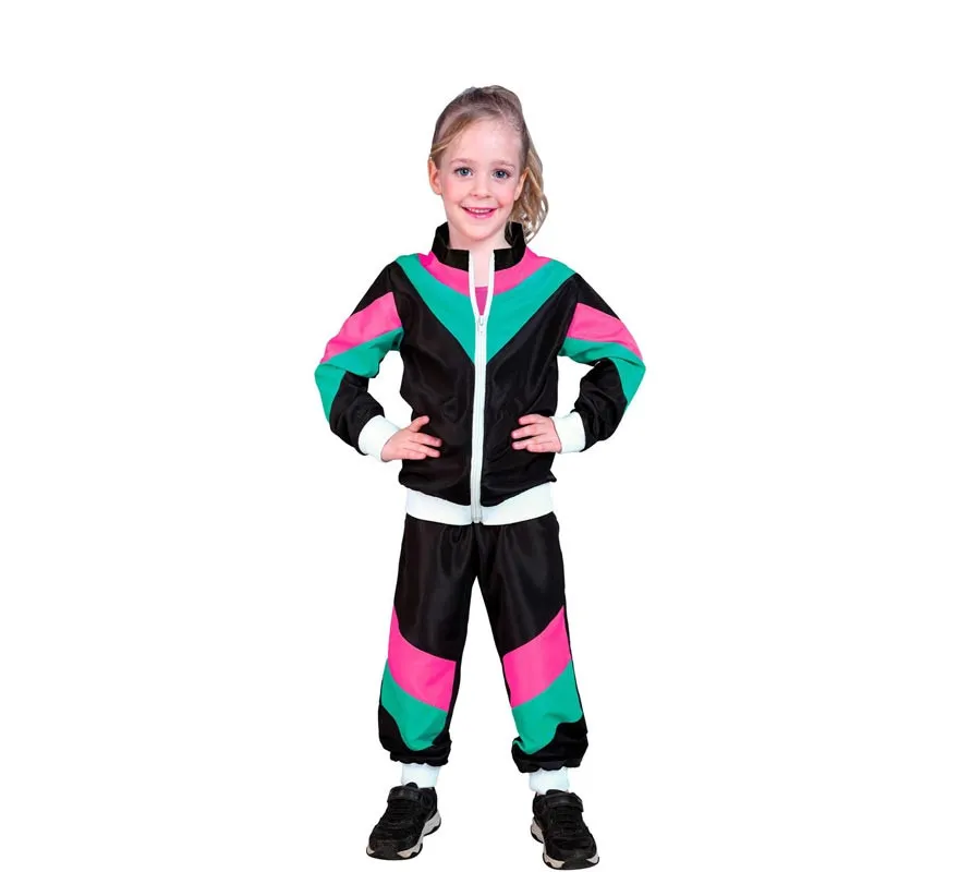 Costume da tuta a conchiglia anni '80 per bambini