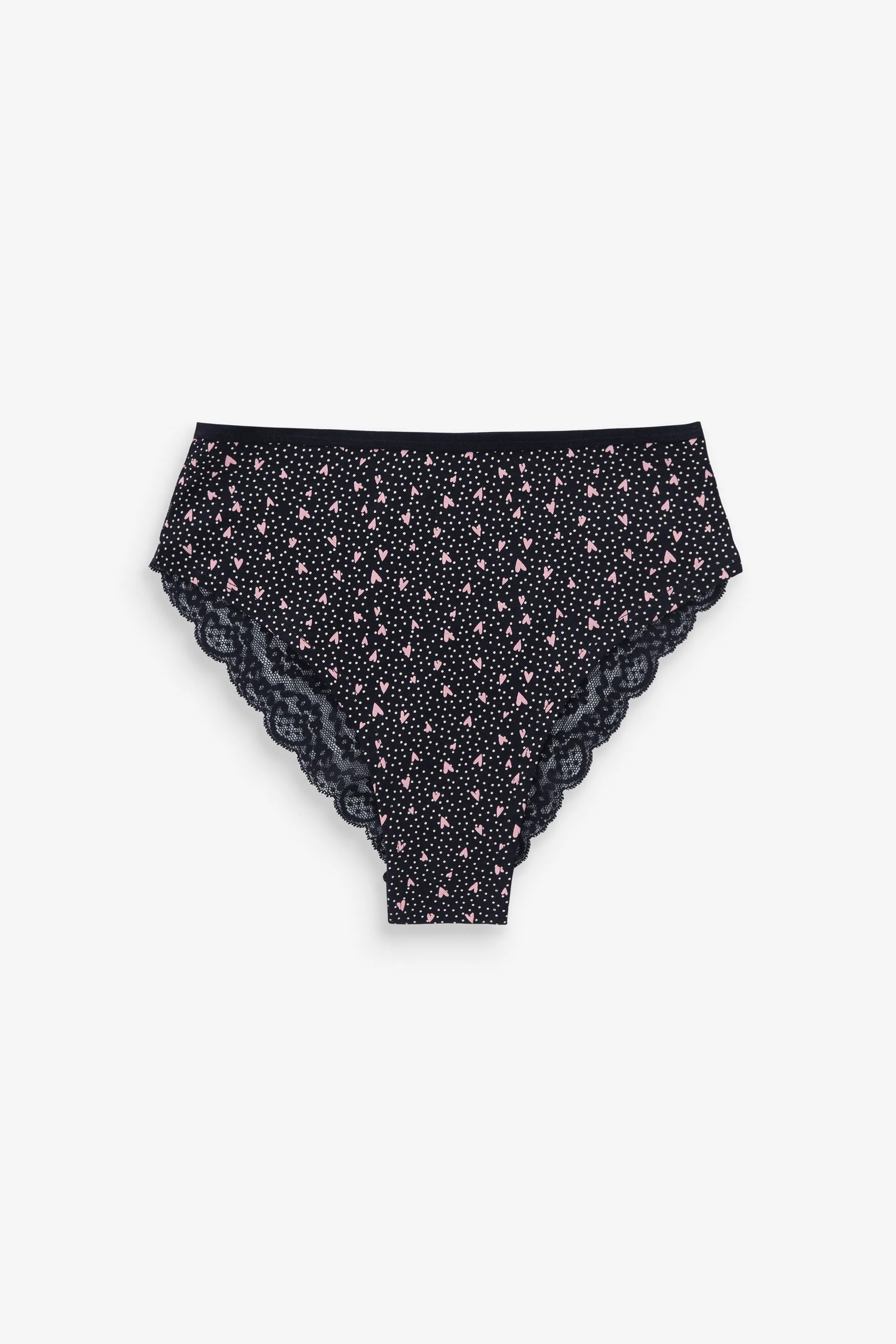 Cotone e Pizzo Slip 4 Confezione