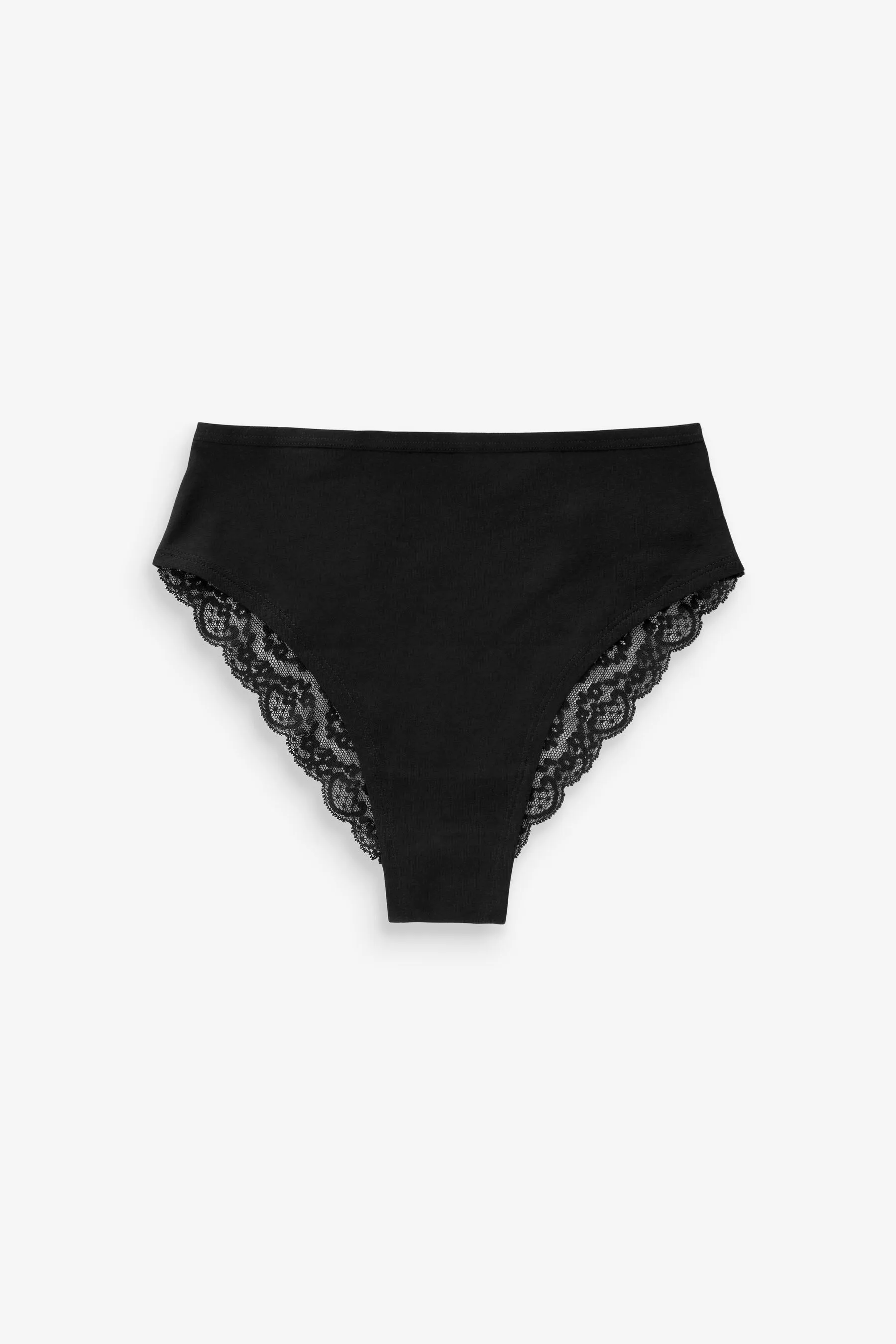 Cotone e Pizzo Slip 4 Confezione