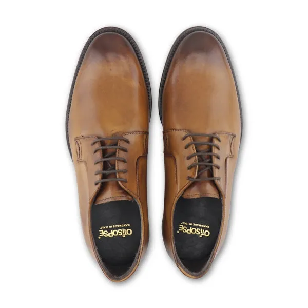 Derby cuoio in pelle