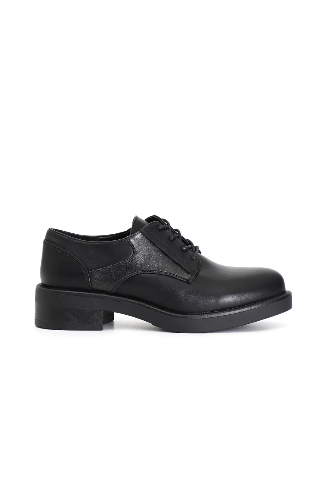 derby donna in similpelle nero