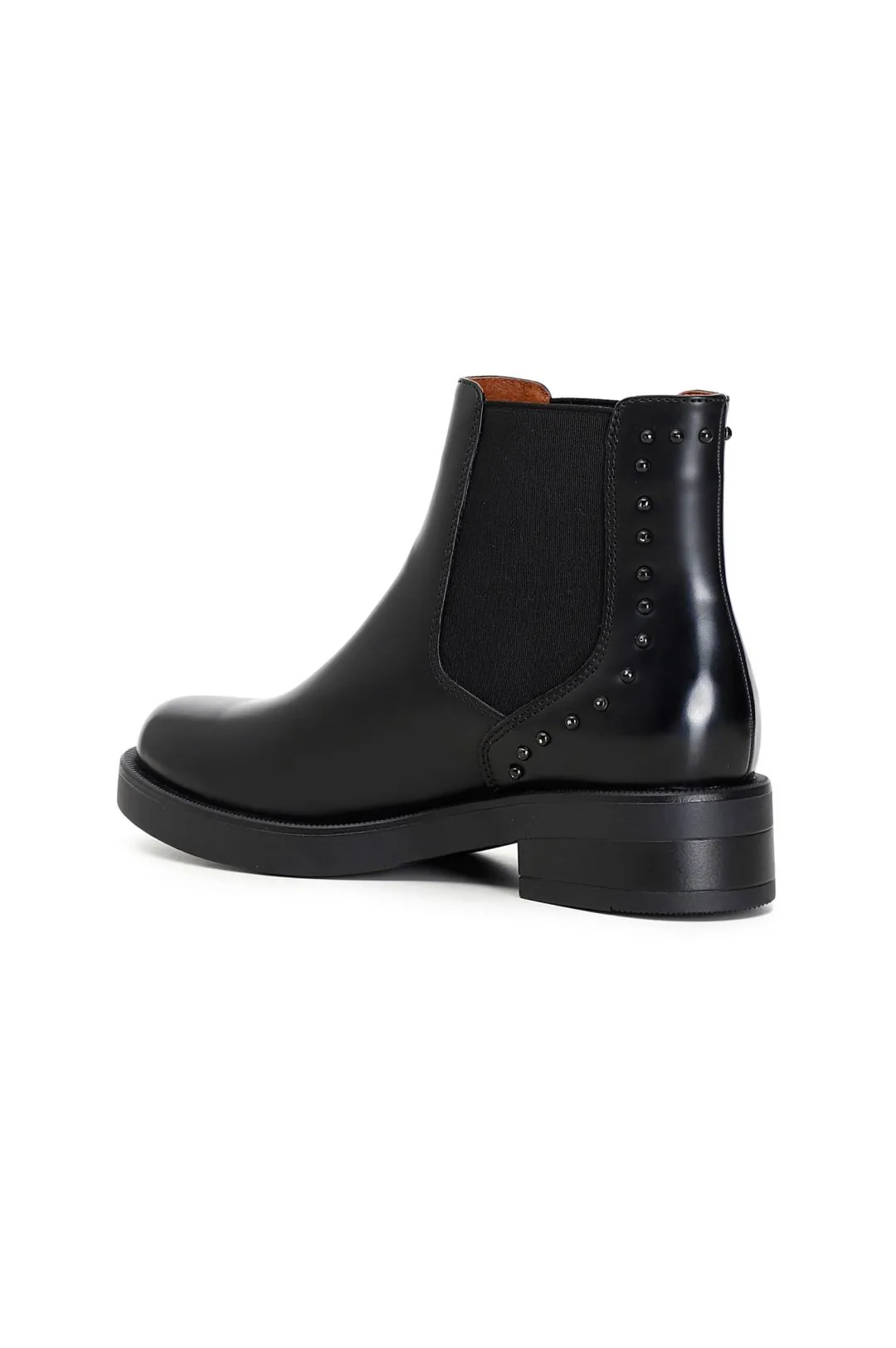 derby in similpelle spazzolata con strass