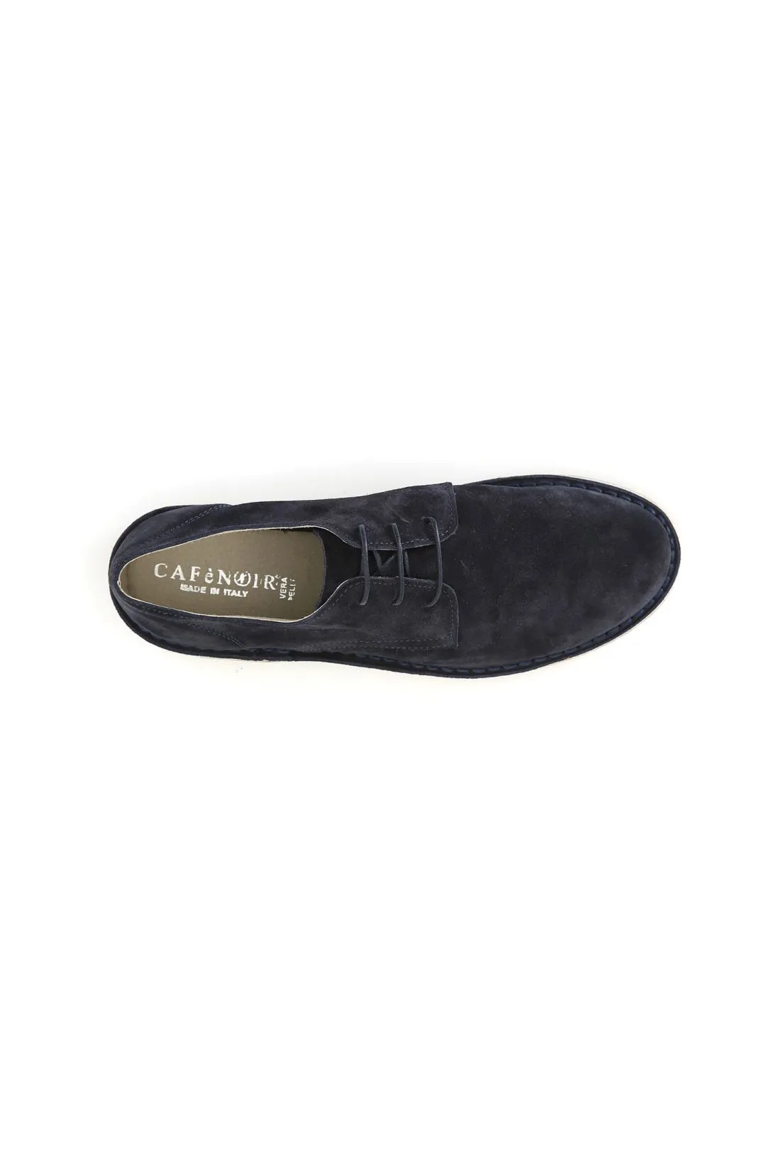 derby uomo in pelle scamosciata blu