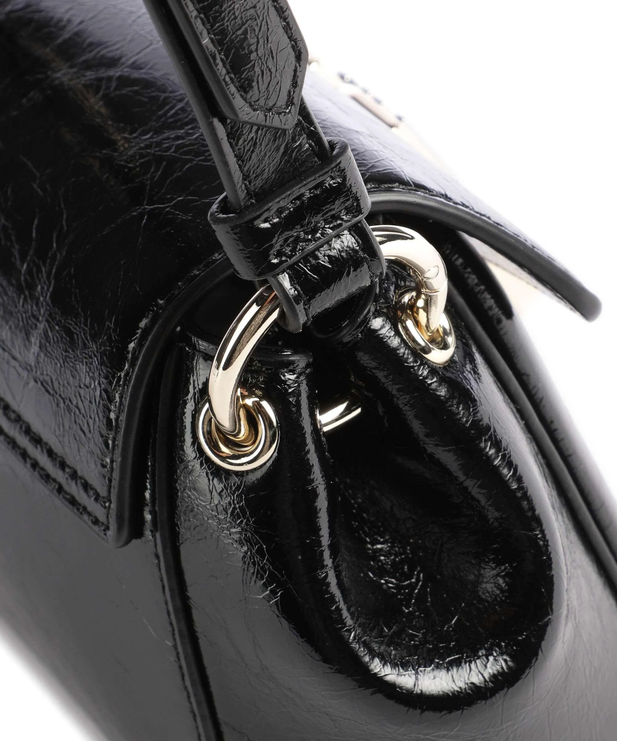  DKNY Milano Downtown Borsa a tracolla pelle bovina nero  
