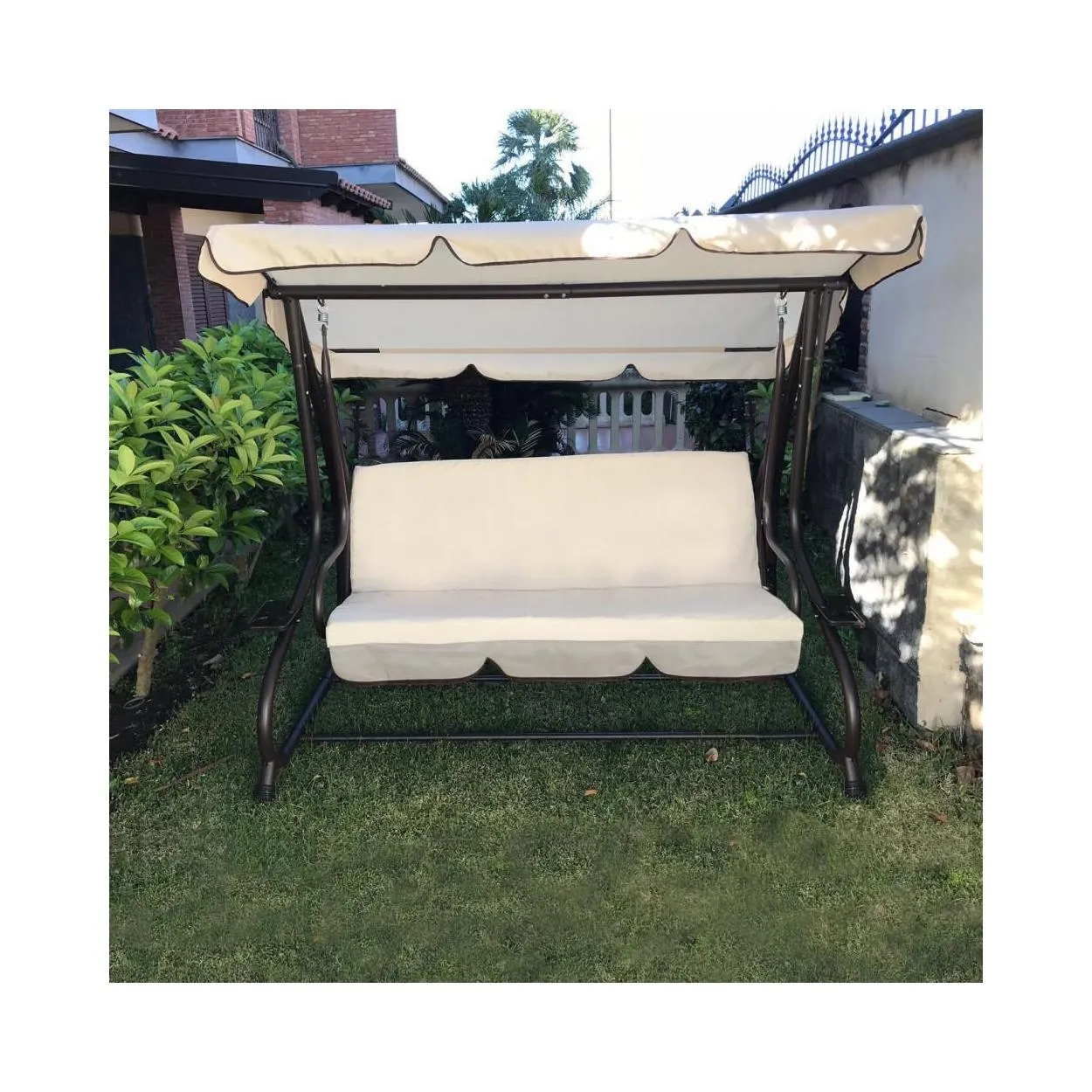 DONDOLO LETTO RELAX C/CUSCINI - BEIGE