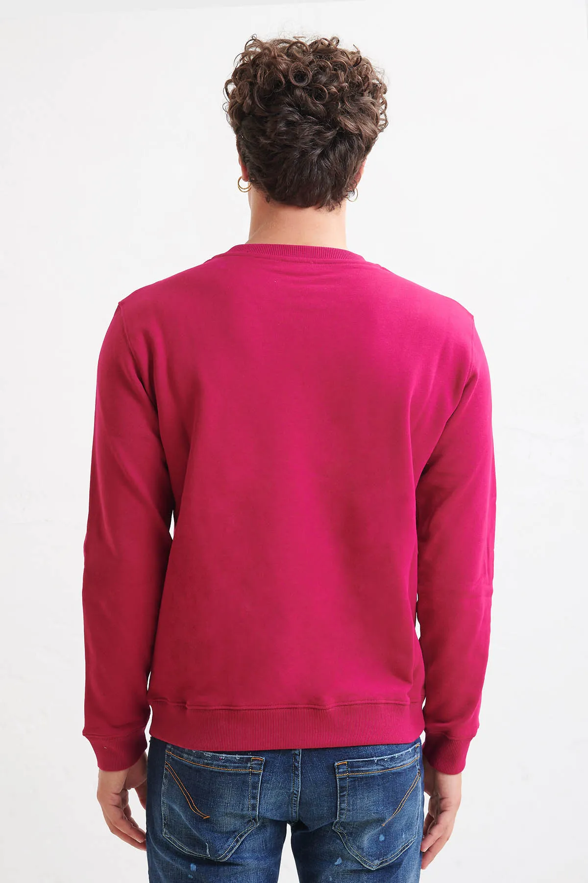 DONDUP Felpa  girocollo magenta