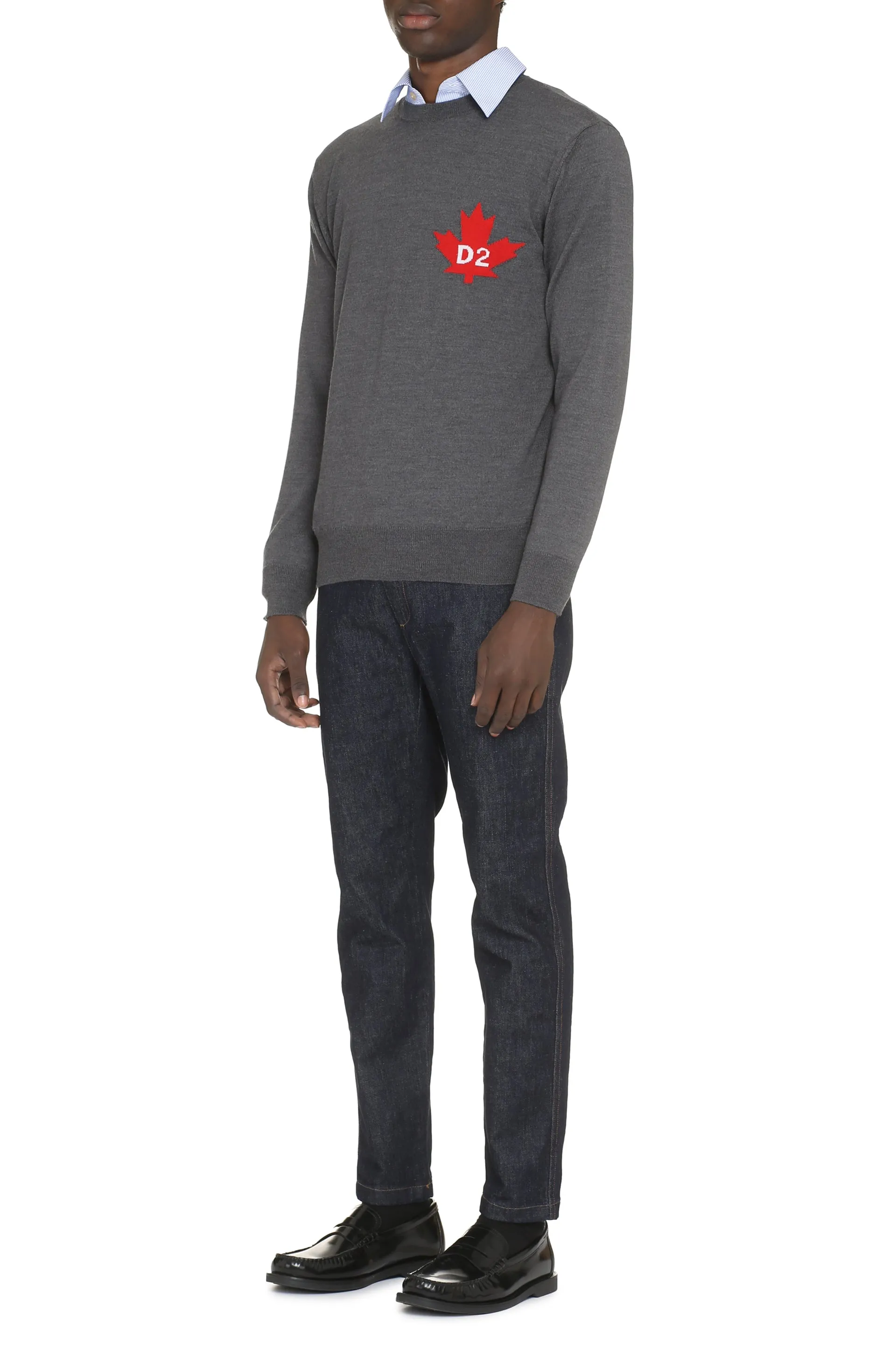 Dsquared2 Maglione girocollo in lana