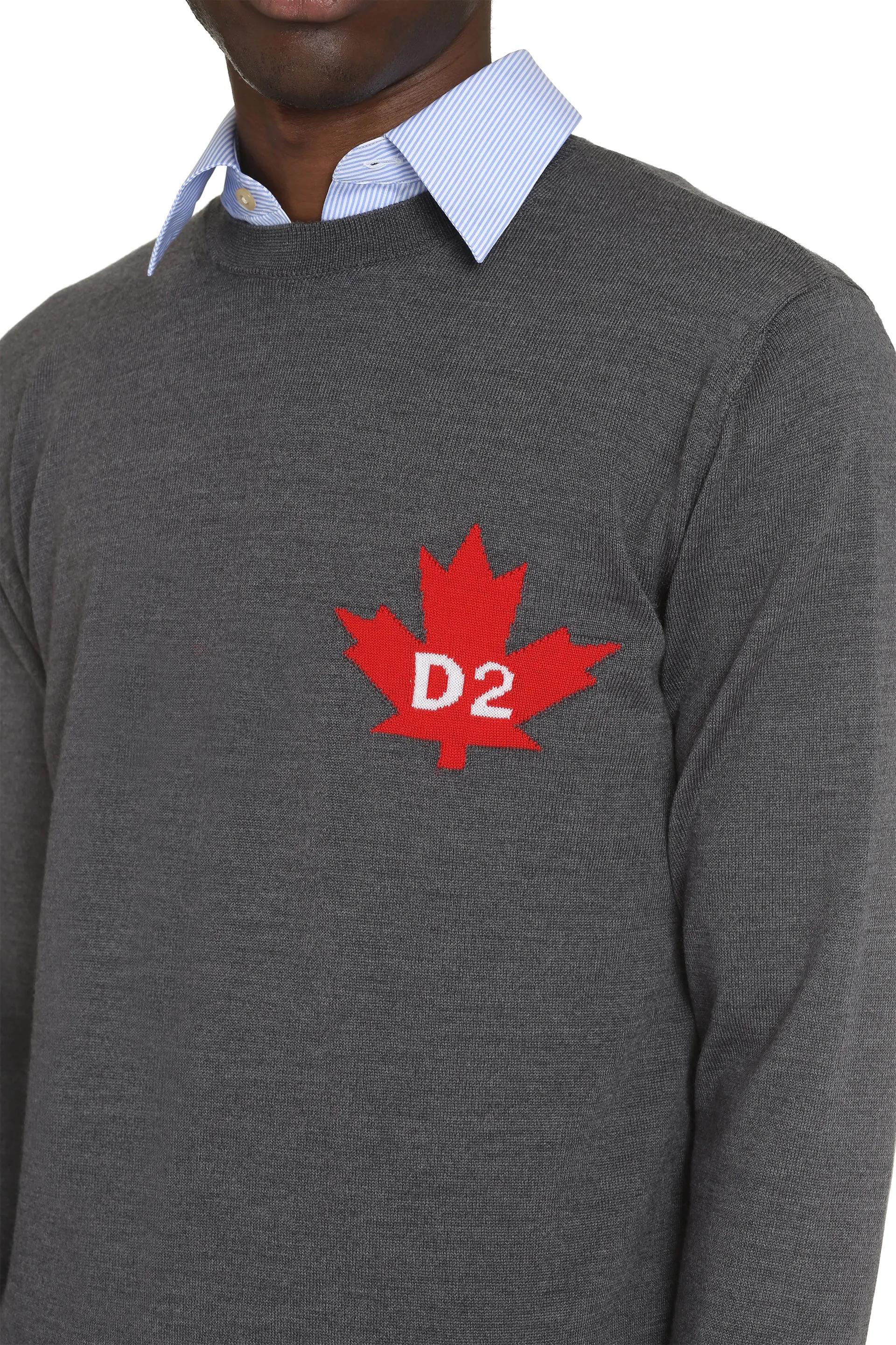 Dsquared2 Maglione girocollo in lana