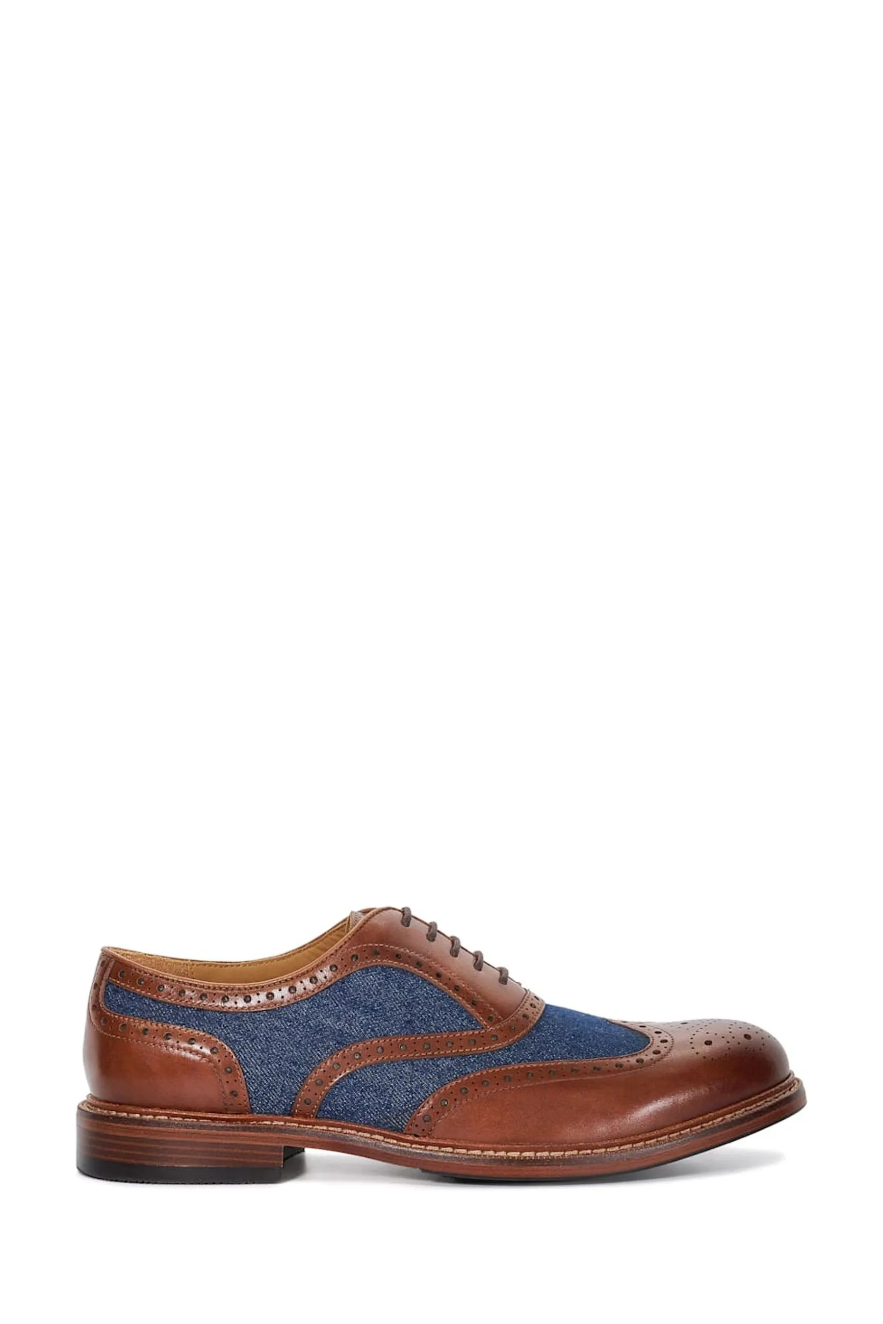 Dune London - Soar - Scarpe brogue in materiali misti