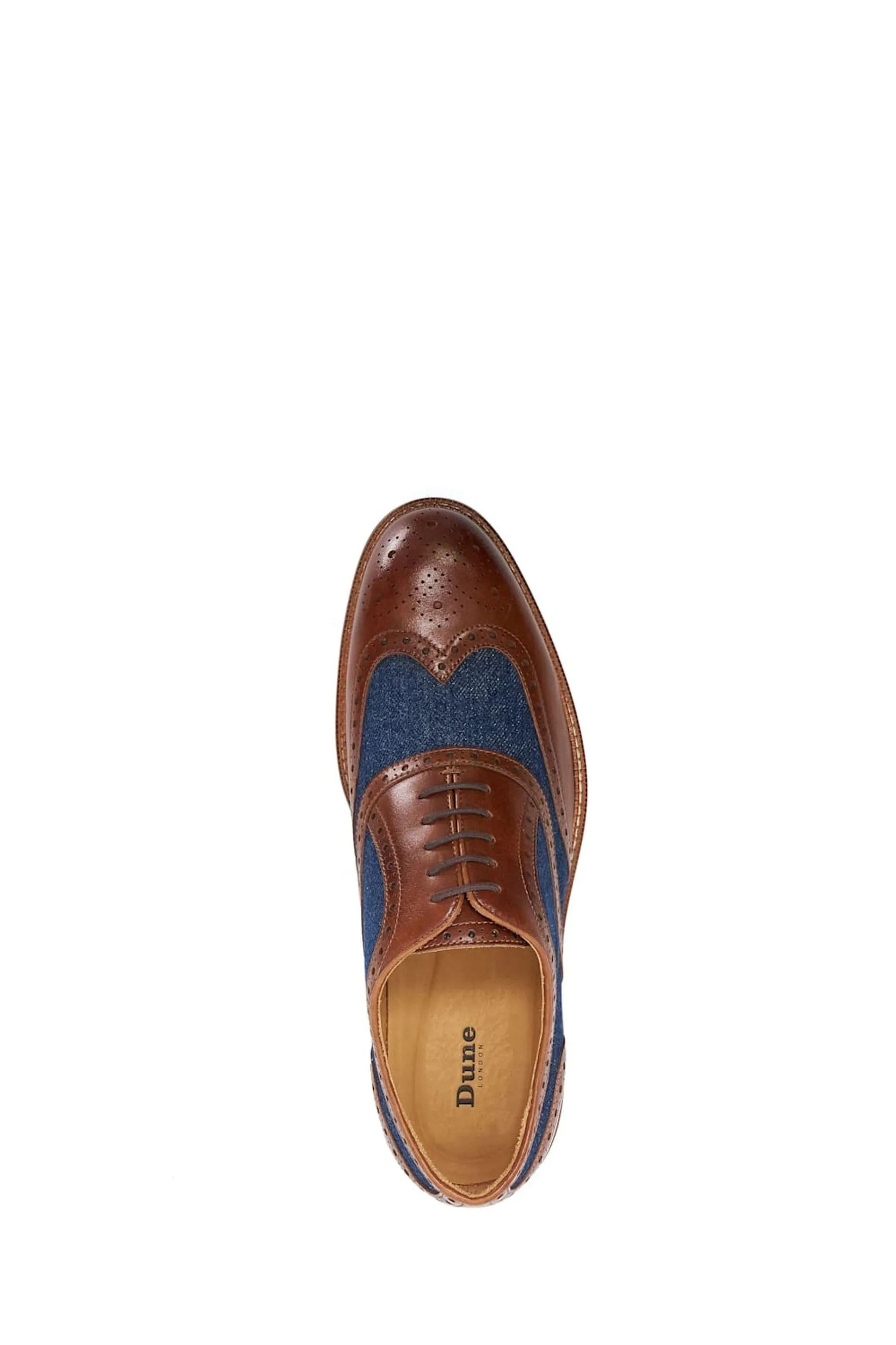 Dune London - Soar - Scarpe brogue in materiali misti