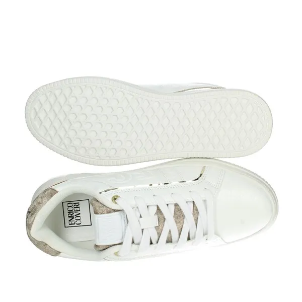 ENRICO COVERI  SNEAKERS BASSA ECW322228 BIANCO
