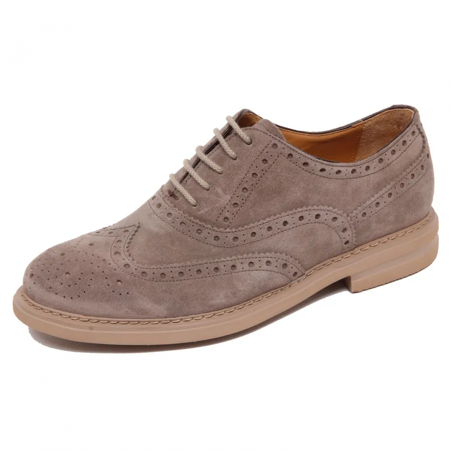 F5094 scarpa uomo beige ALTIERI scarpe suede shoe man