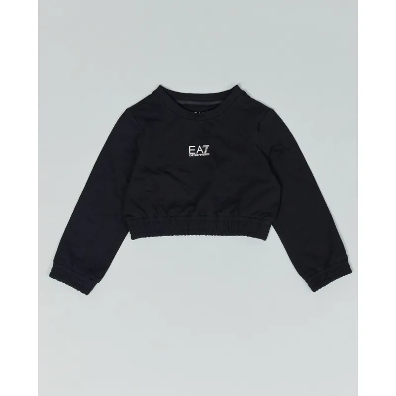 FELPA BAMBINA CON ELASTICO IN VITA EMPORIO ARMANI