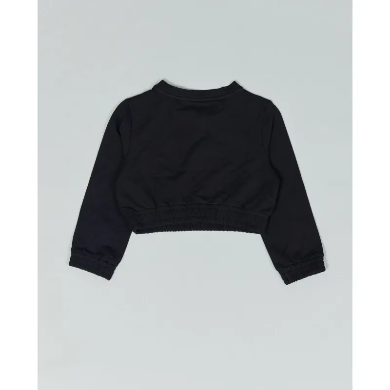 FELPA BAMBINA CON ELASTICO IN VITA EMPORIO ARMANI