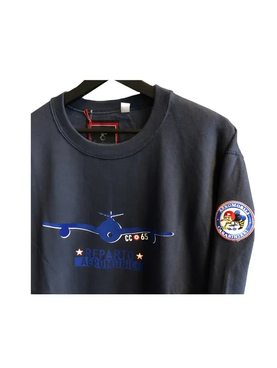 Felpa Bn Giroc. Rep.aeromobilicc65&aereo