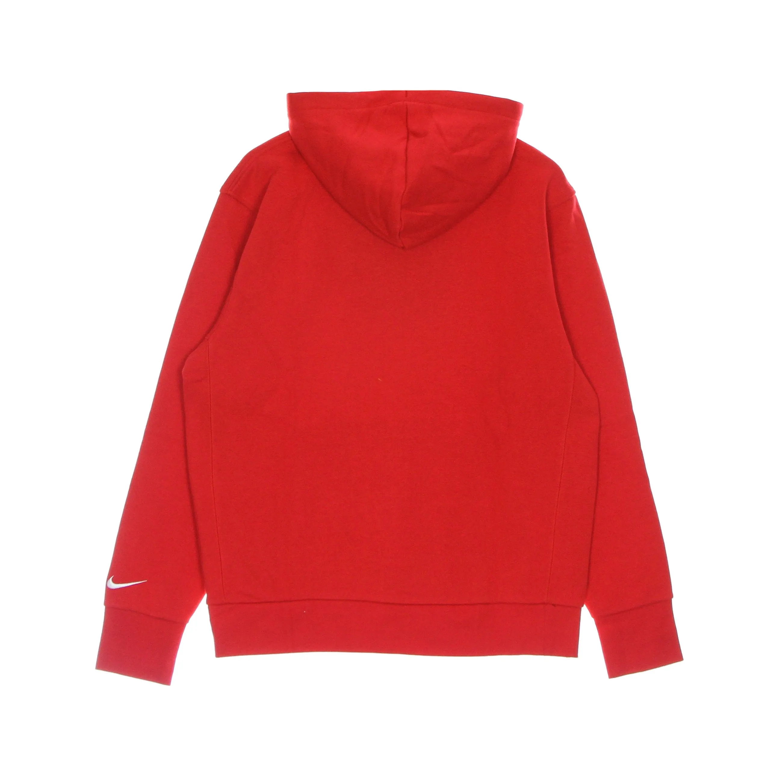 Felpa Cappuccio Uomo Nba Fleece Po Essential Hoodie Loscli University Red