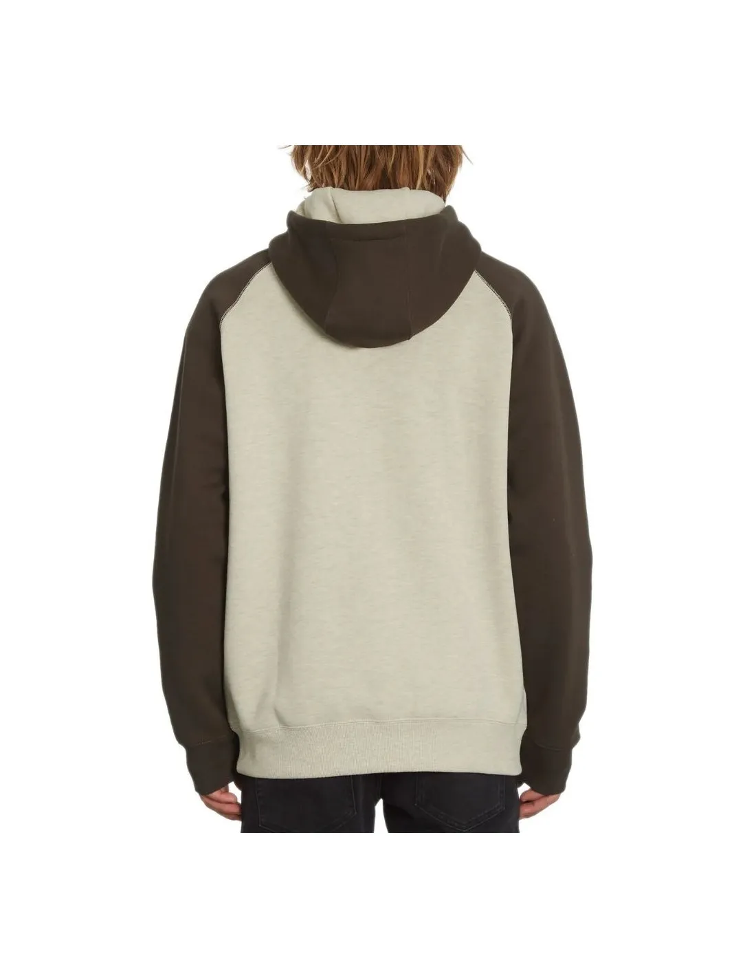 Felpa con cappuccio grigia di Volcom Homak Whitecap
