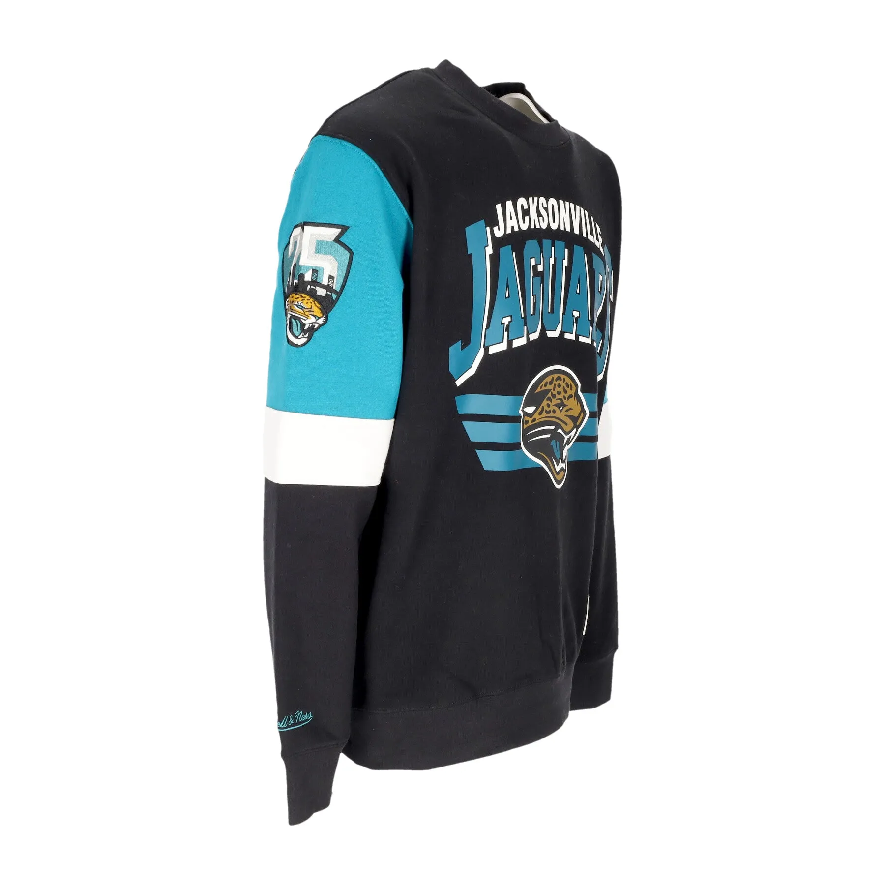 Felpa Girocollo Uomo Nfl All Over Crew 3.0 Jacjag Original Team Colors