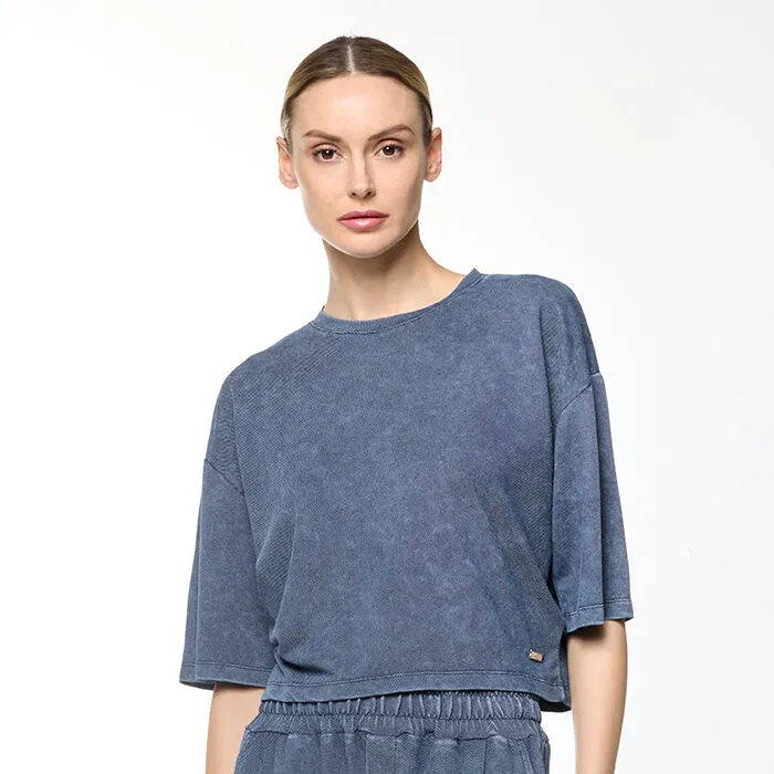 Felpa jeans in cotone