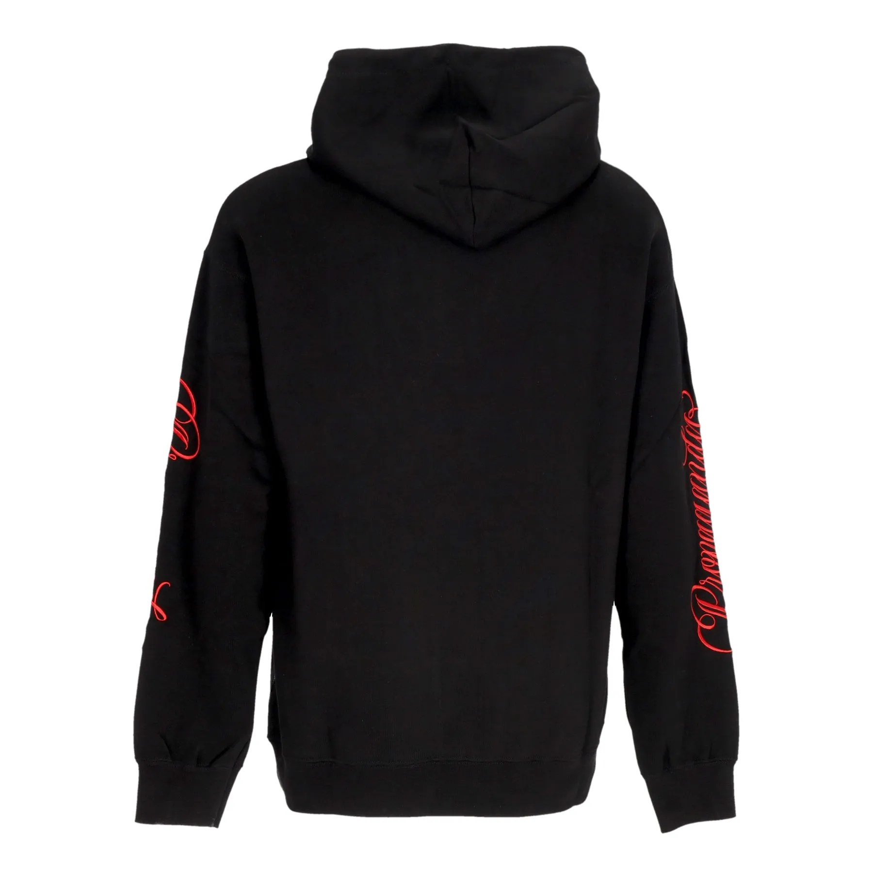 Felpa Leggera Cappuccio Uomo Logo Demon Hoodie Black