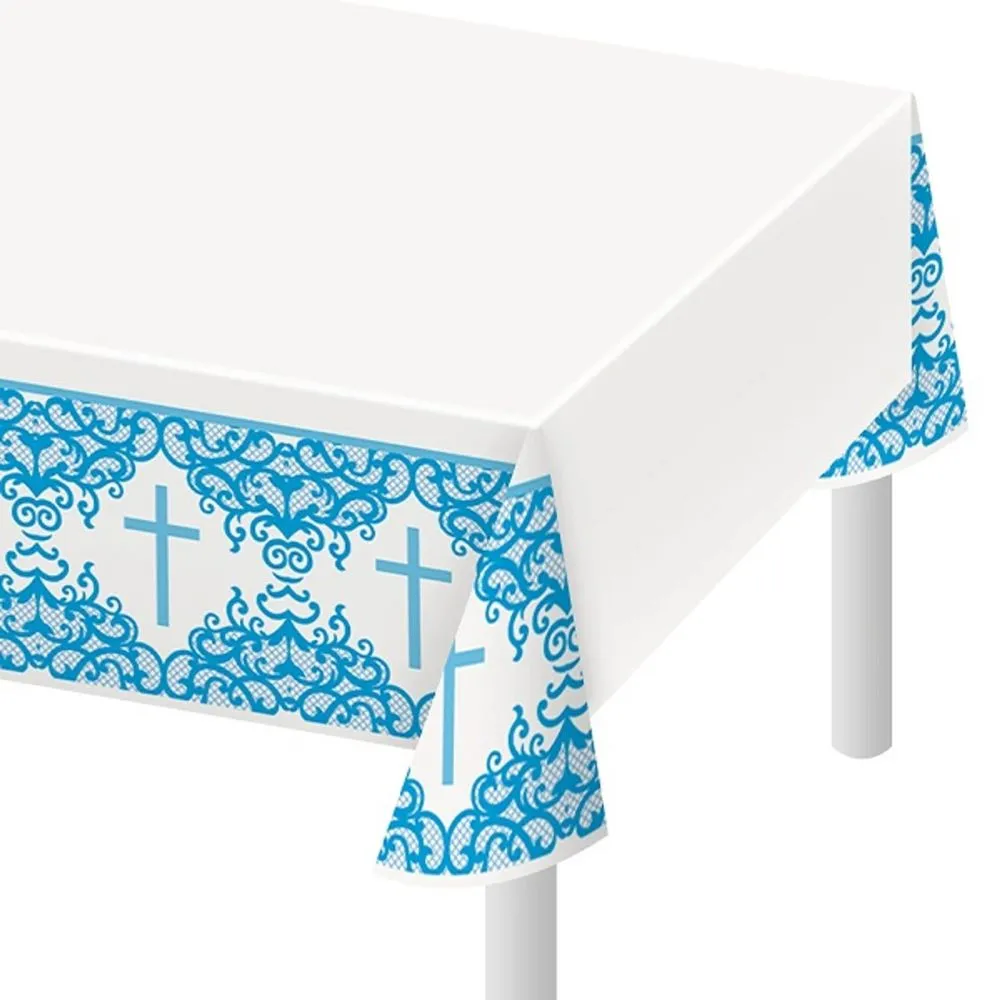 Festive Tovaglia blu 1,37 x 2,13 m