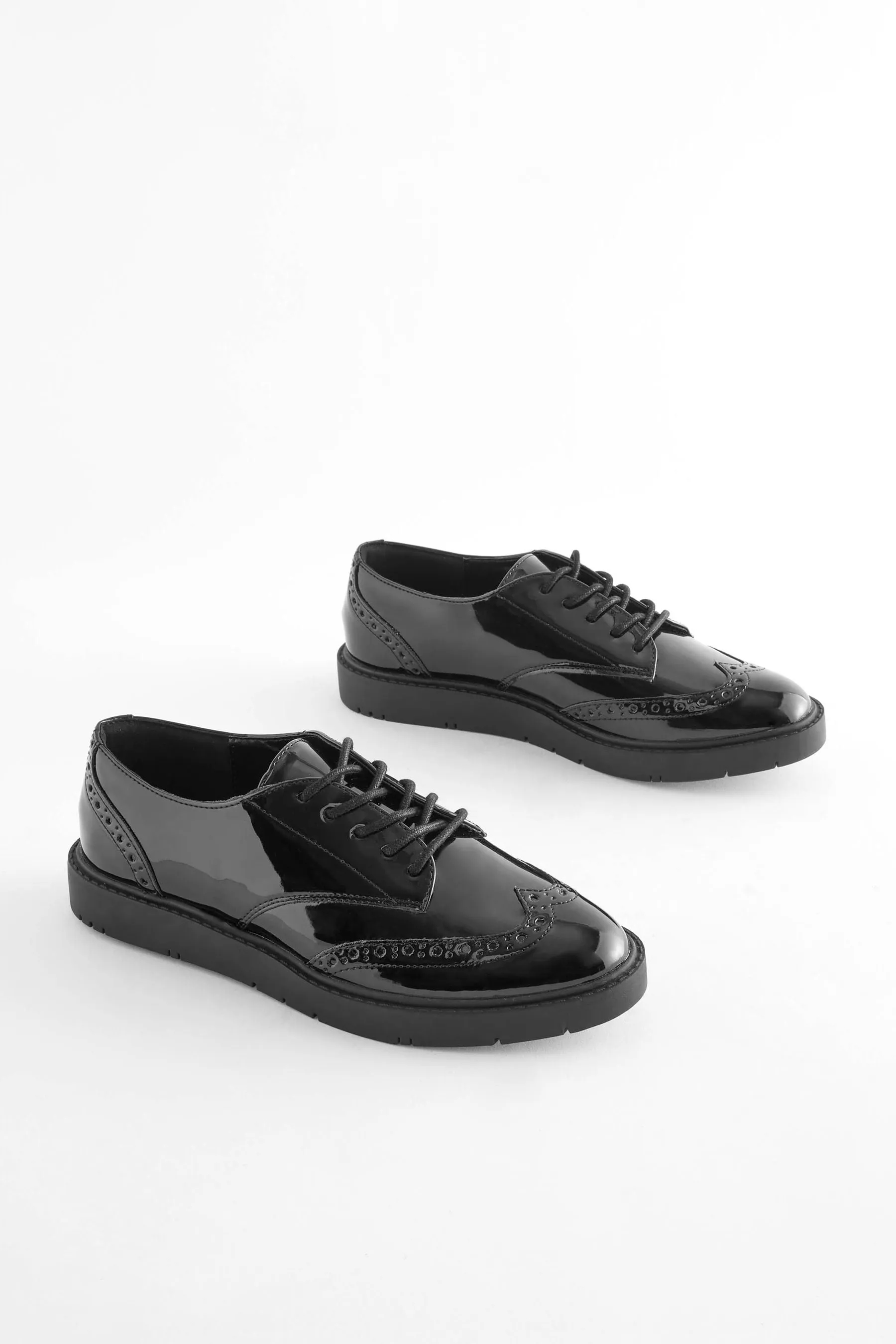 Forever Comfort® - Scarpe con suola spessa Pizzo brogue