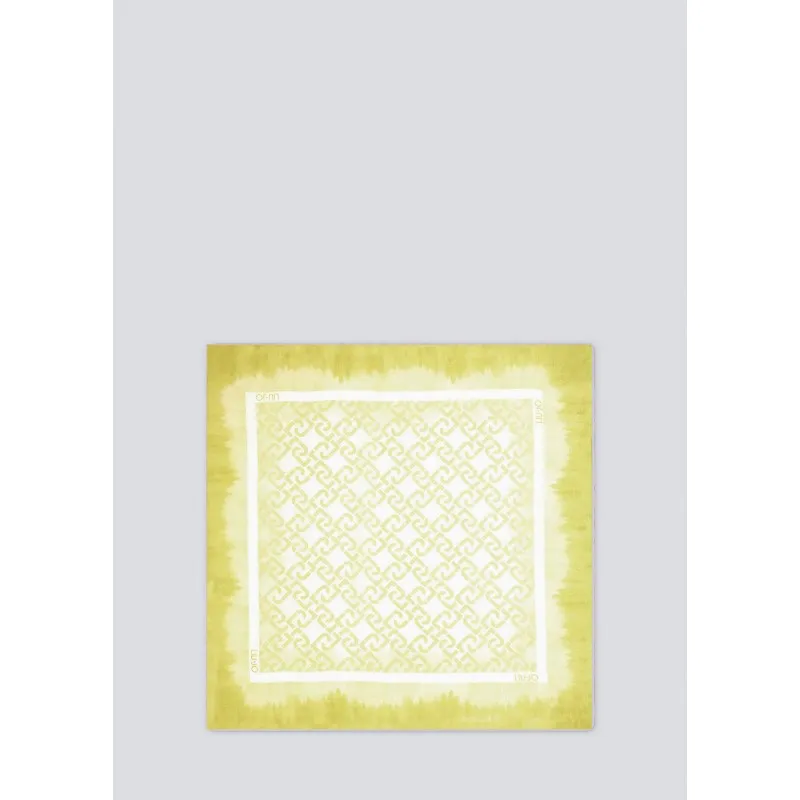 Foulard con stampa logo