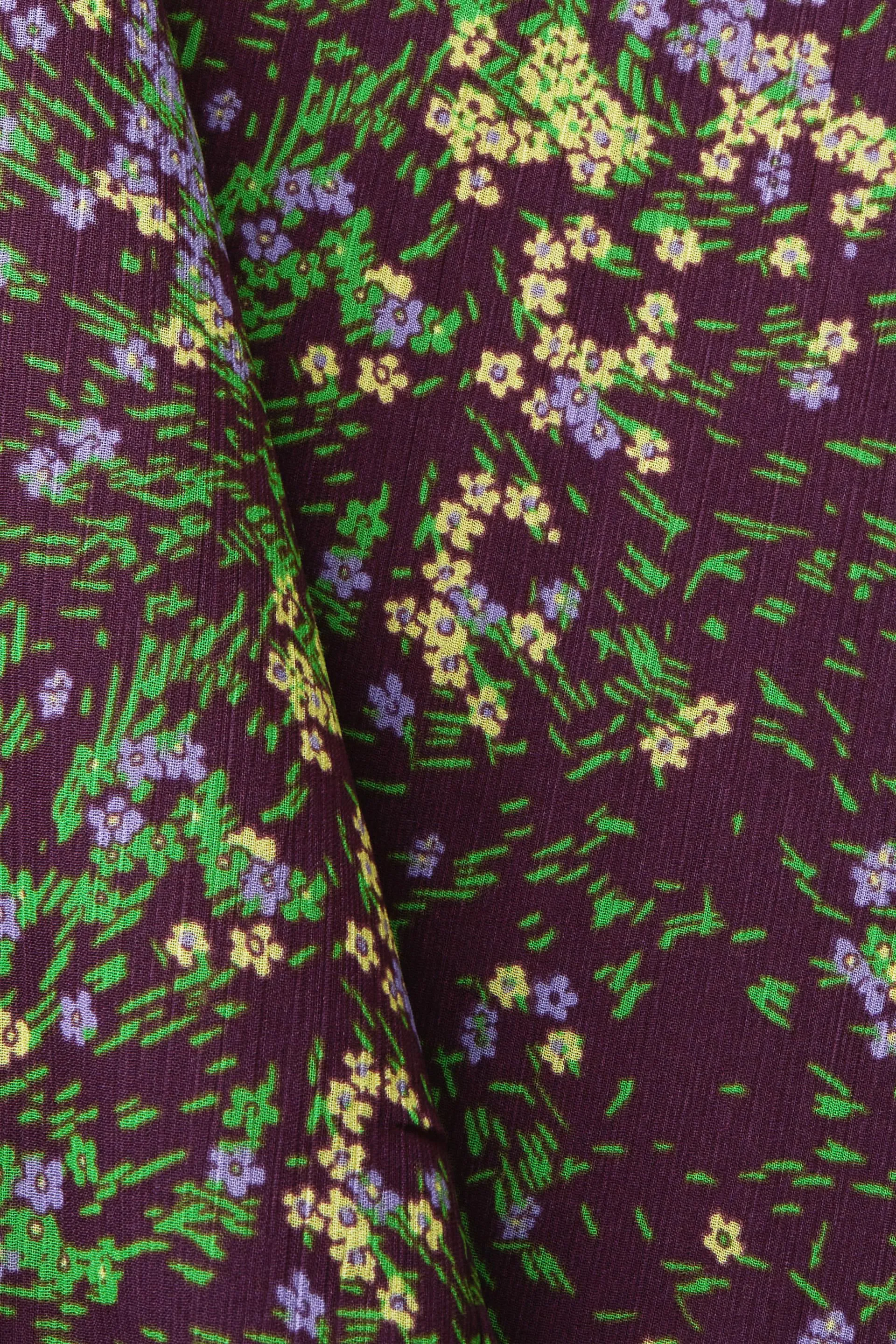Gonna midi a fantasia in chiffon