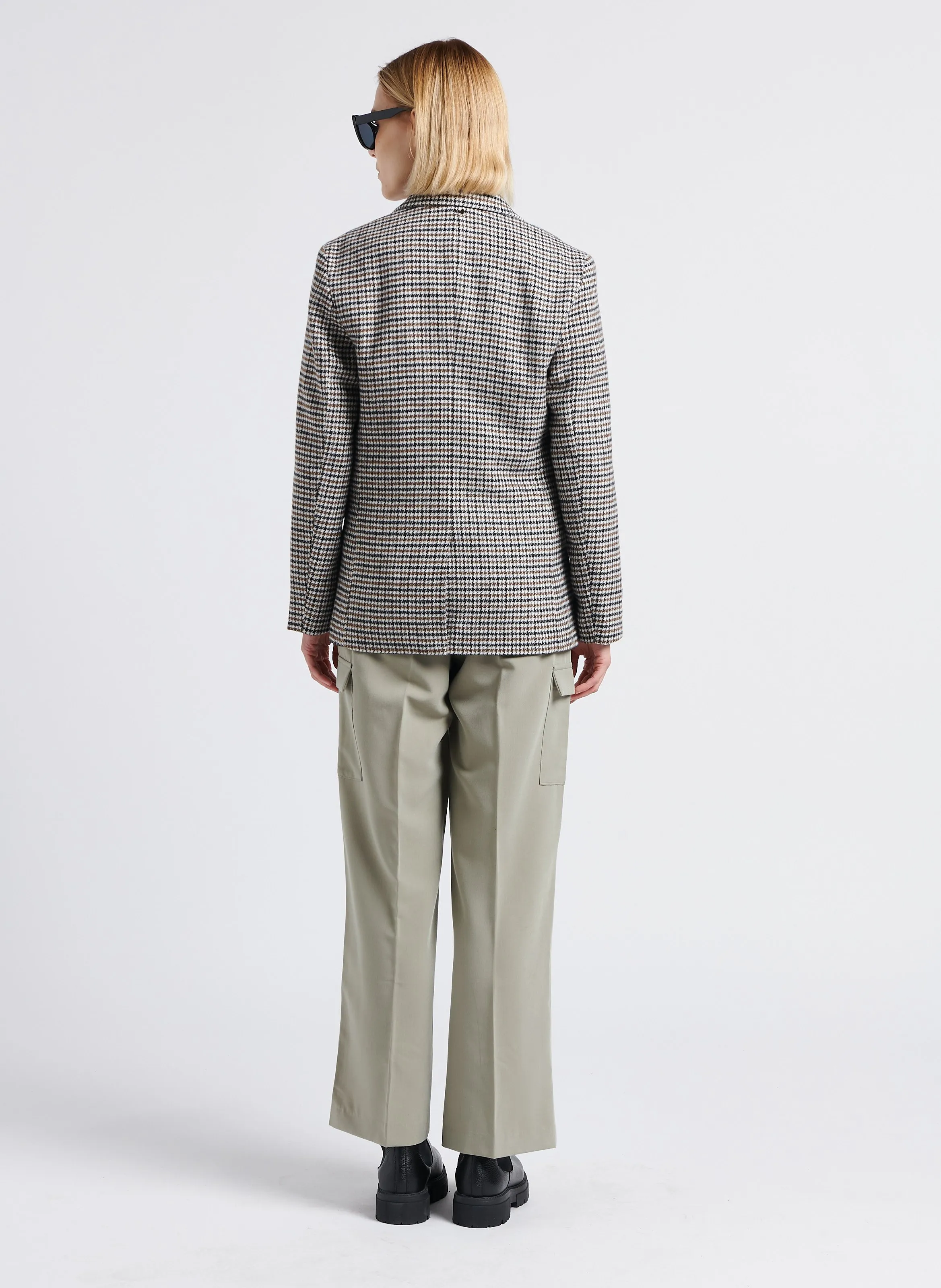 GRACE ET MILA   LISON - Camicia collo classico stampata a quadri | Giallo