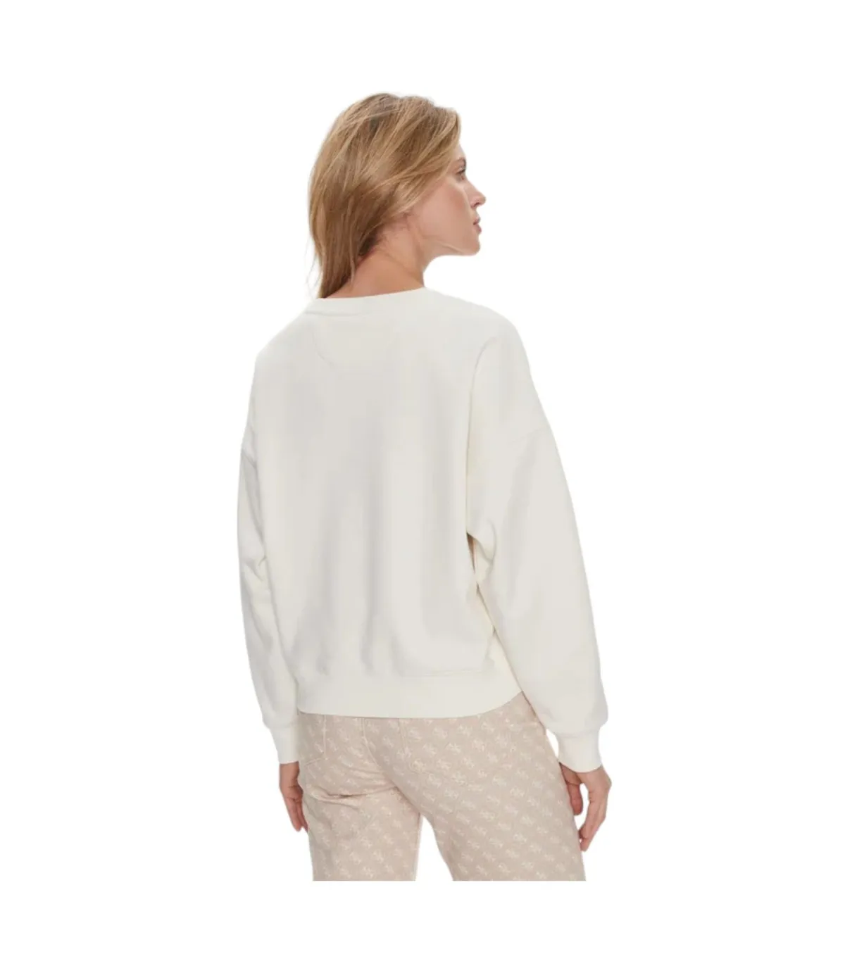 Guess Donna Felpa A Girocollo  Pony Hair