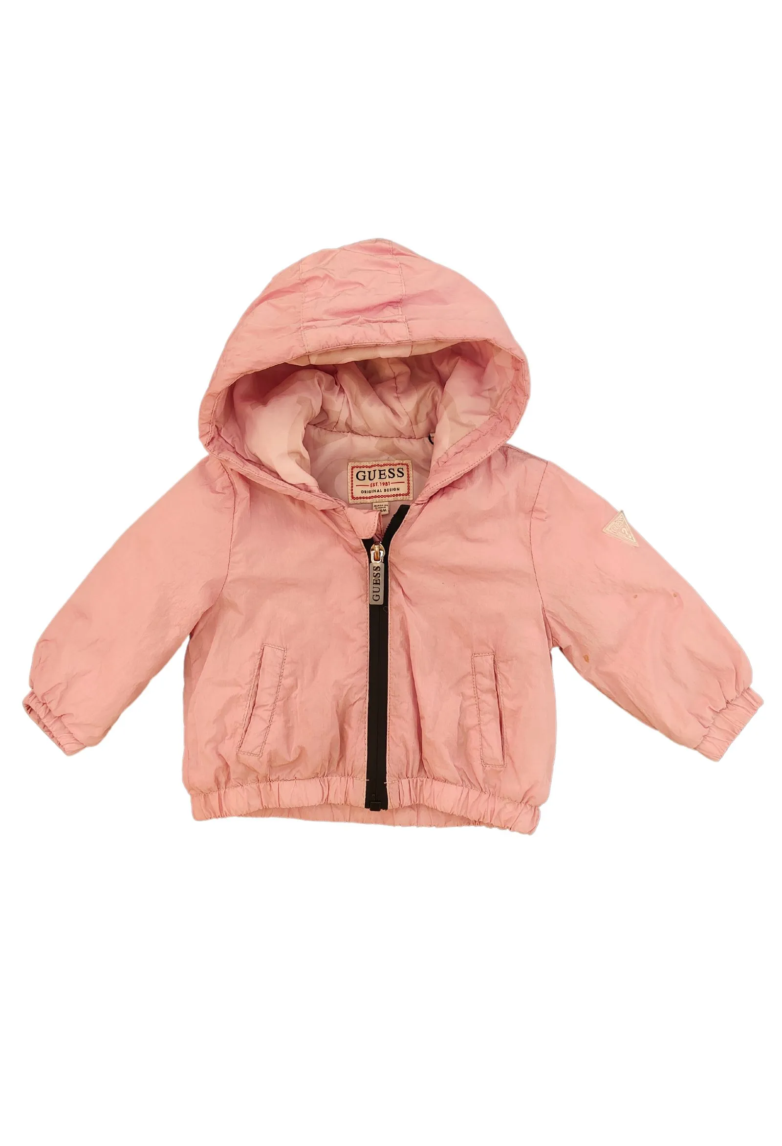 GUESS kids  piumino rosa cappuccio