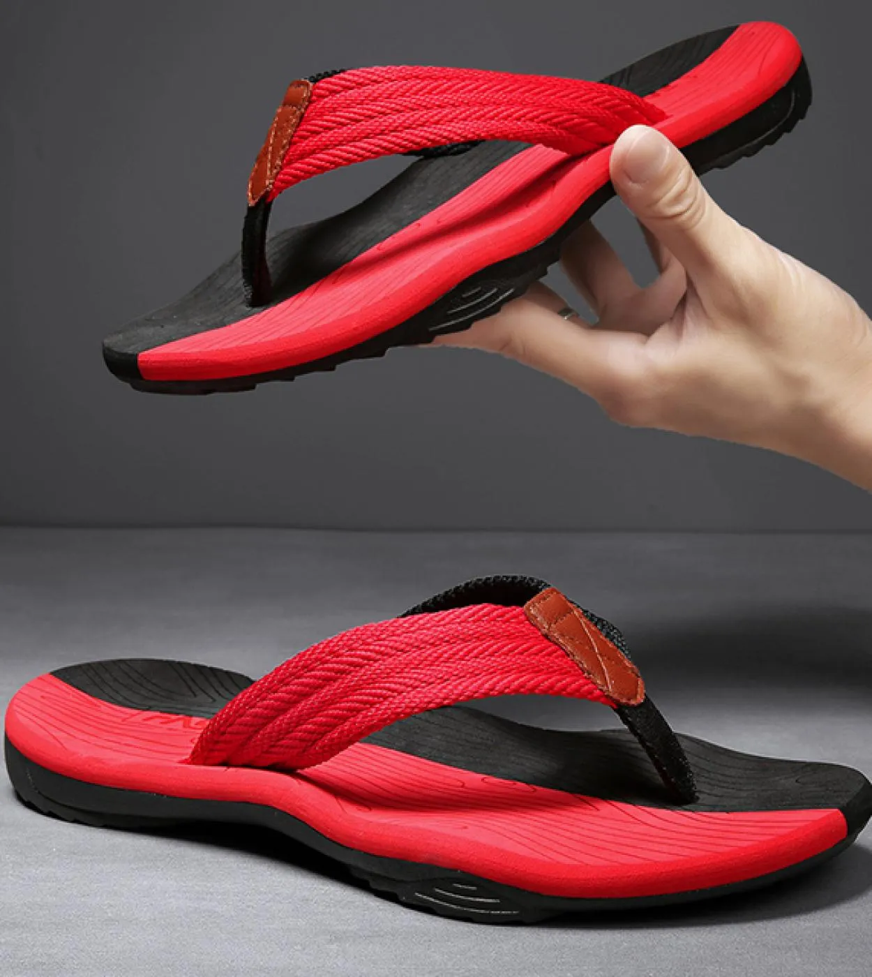 Infradito da uomo di moda di marca di alta qualità Infradito estivo antiscivolo Infradito da uomo Casual Pantofole da uomo da sp