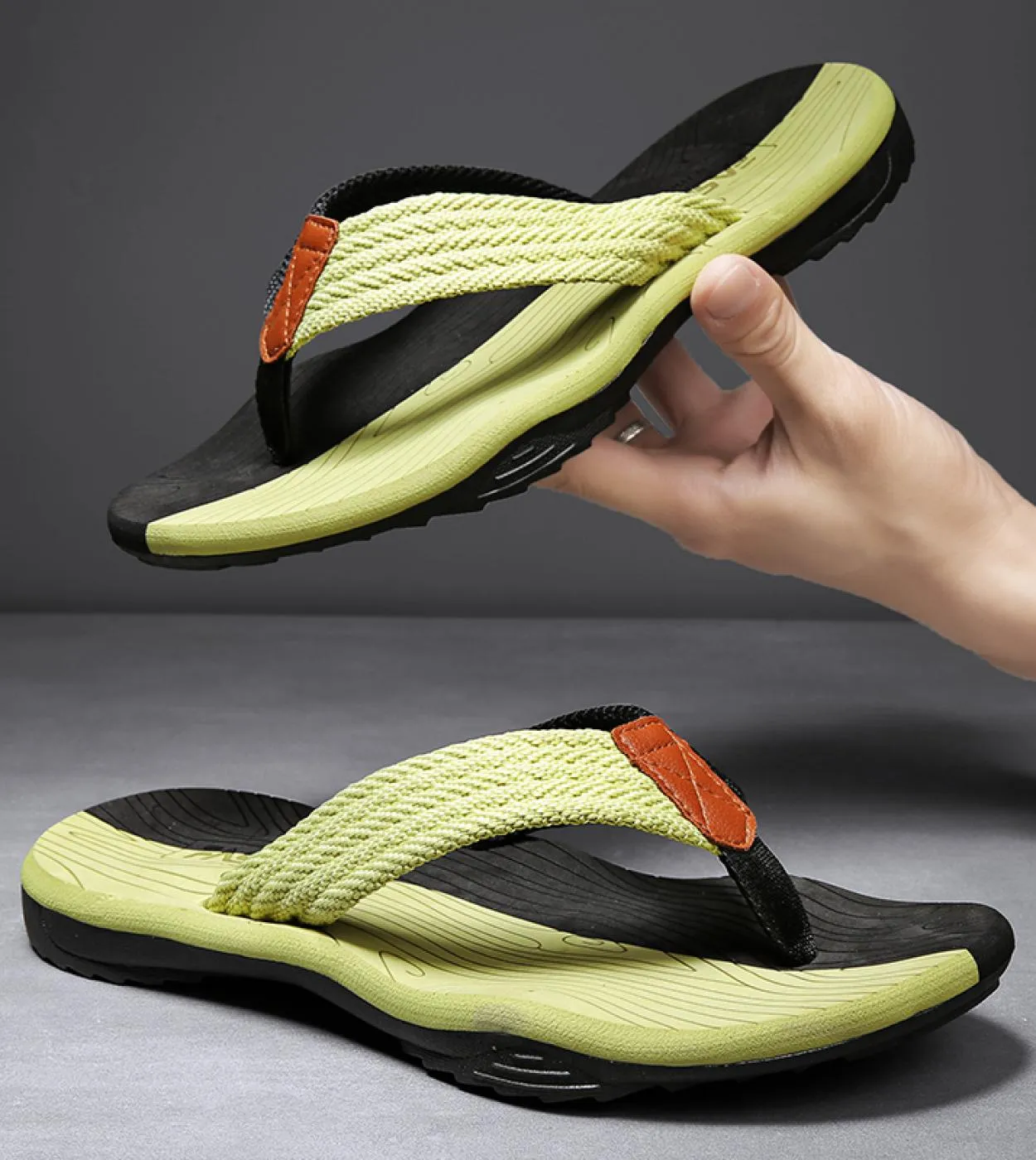 Infradito da uomo di moda di marca di alta qualità Infradito estivo antiscivolo Infradito da uomo Casual Pantofole da uomo da sp