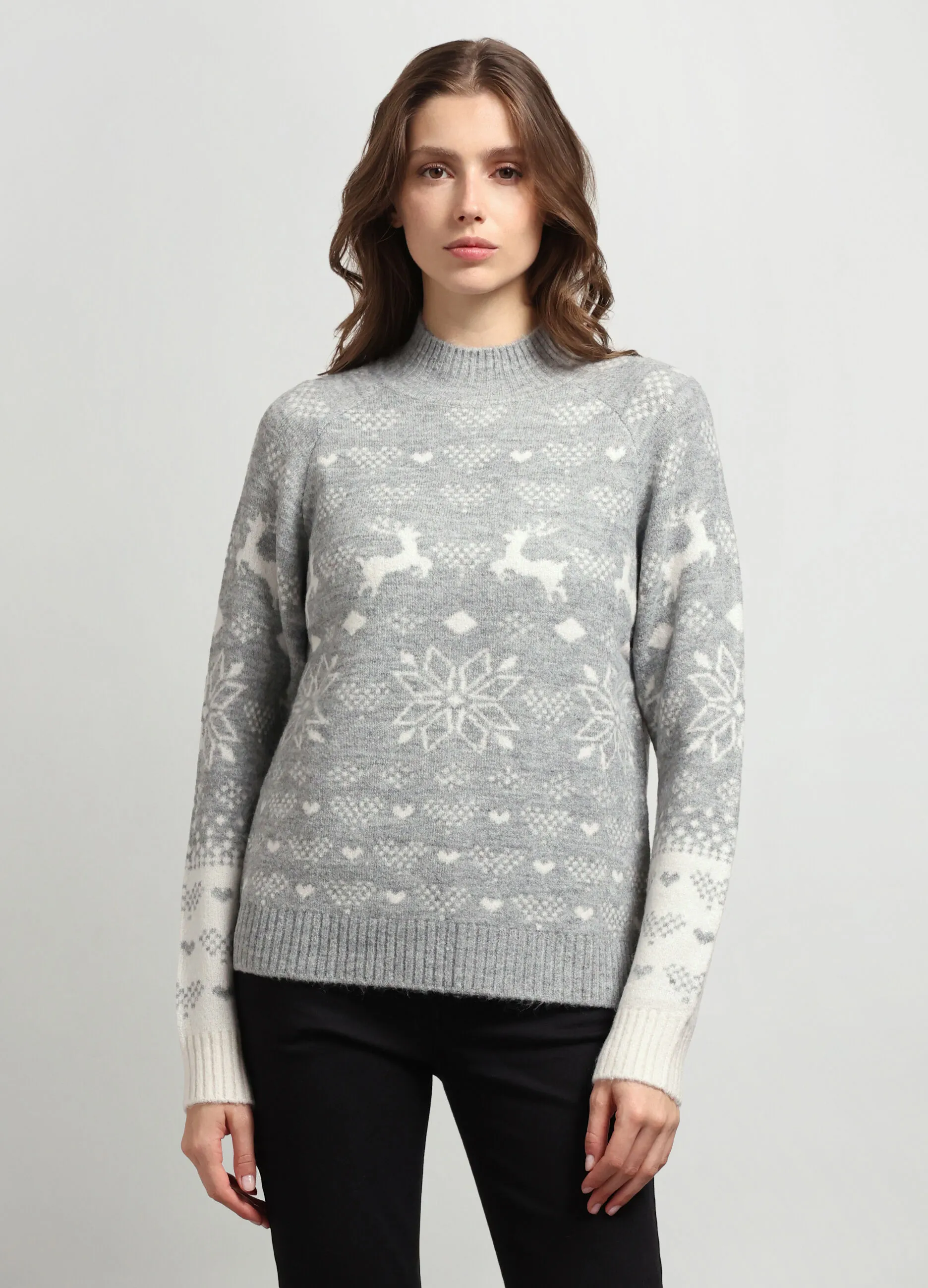 IWIE  Tricot a collo alto donna