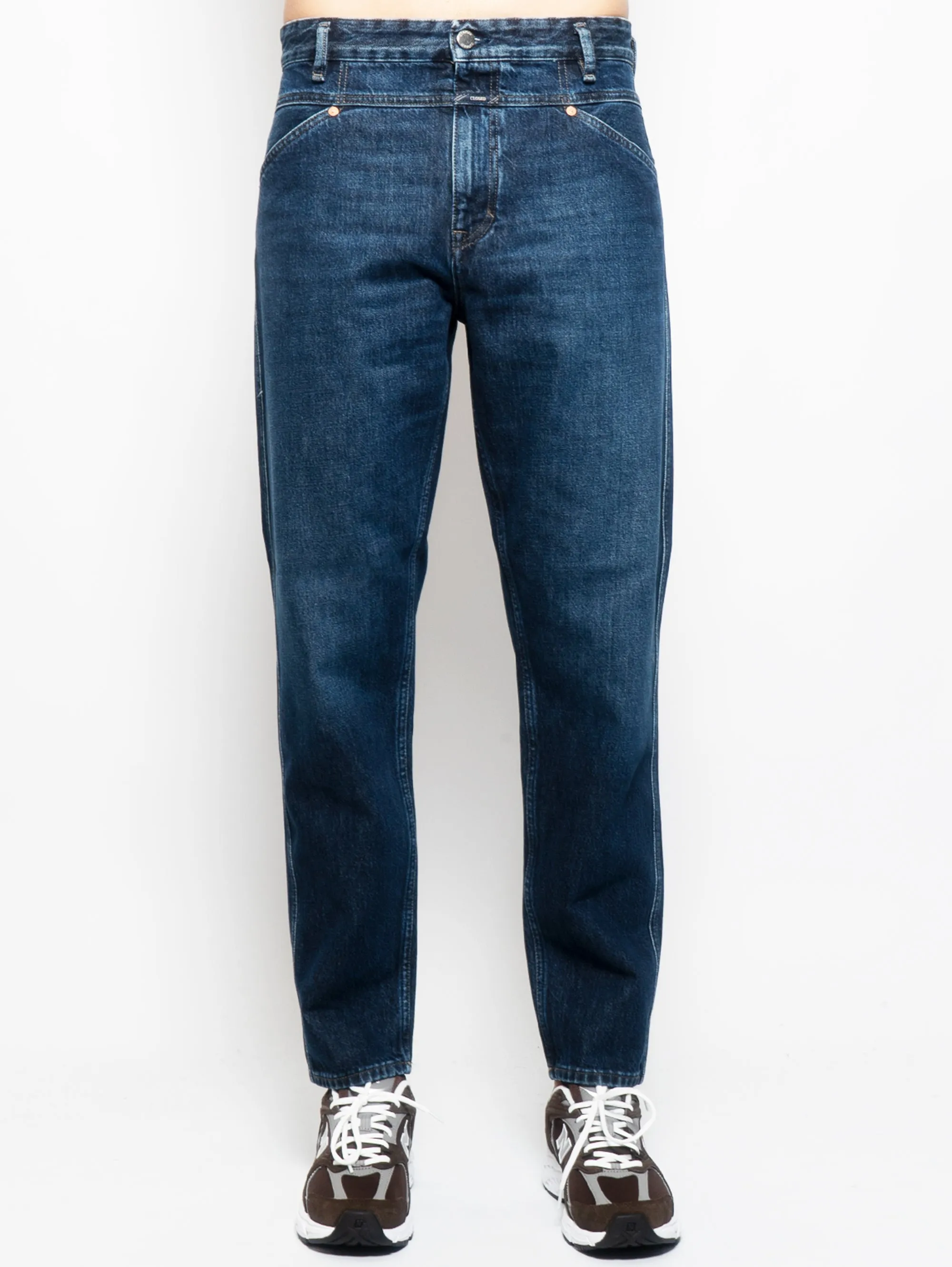 Jeans Relaxed Fit in Cotone Organico Blu
